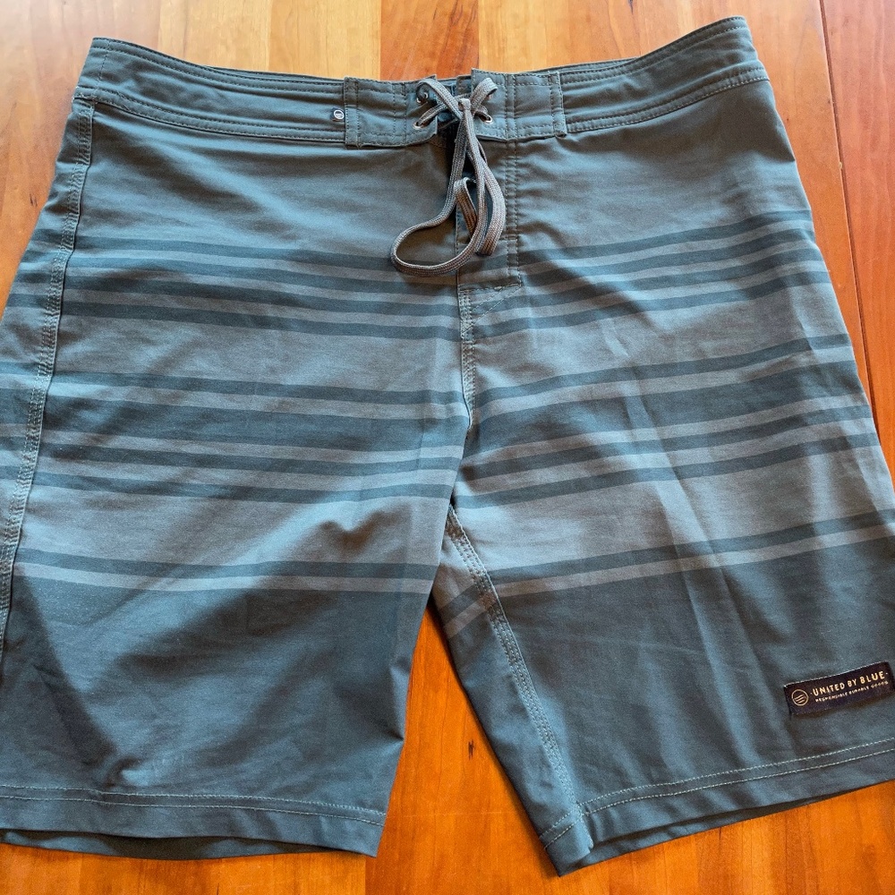 Swim Trunks - Blueish Green - Size 34